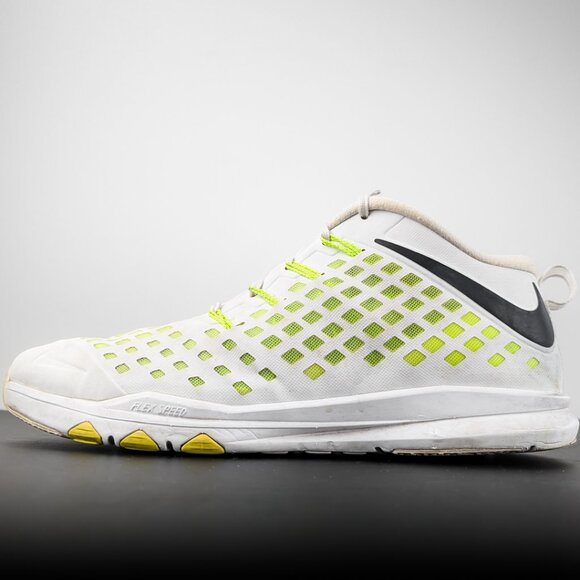 Sz.12 Nike Training Shoes White SAME DAY SHIPPING! - Picture 3 of 9